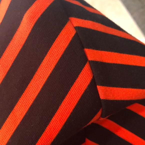 Orange and navy striped Michael Kors dress - Picture 6 of 7